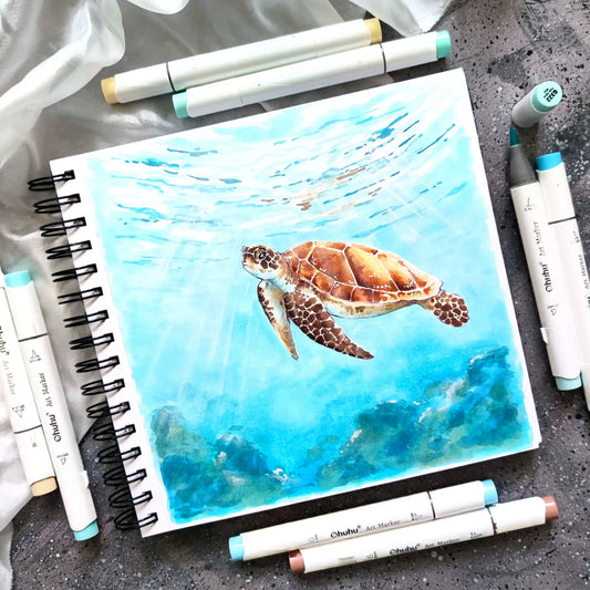 96 Pastel Colors Marker Pen Set Alcohol Art Markers Refillable Dual Tips, Sketching, Drawing,