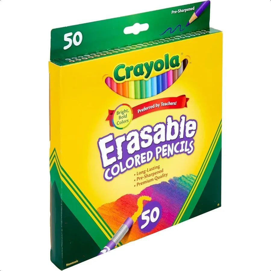Erasable Colored Pencils 50ct Set