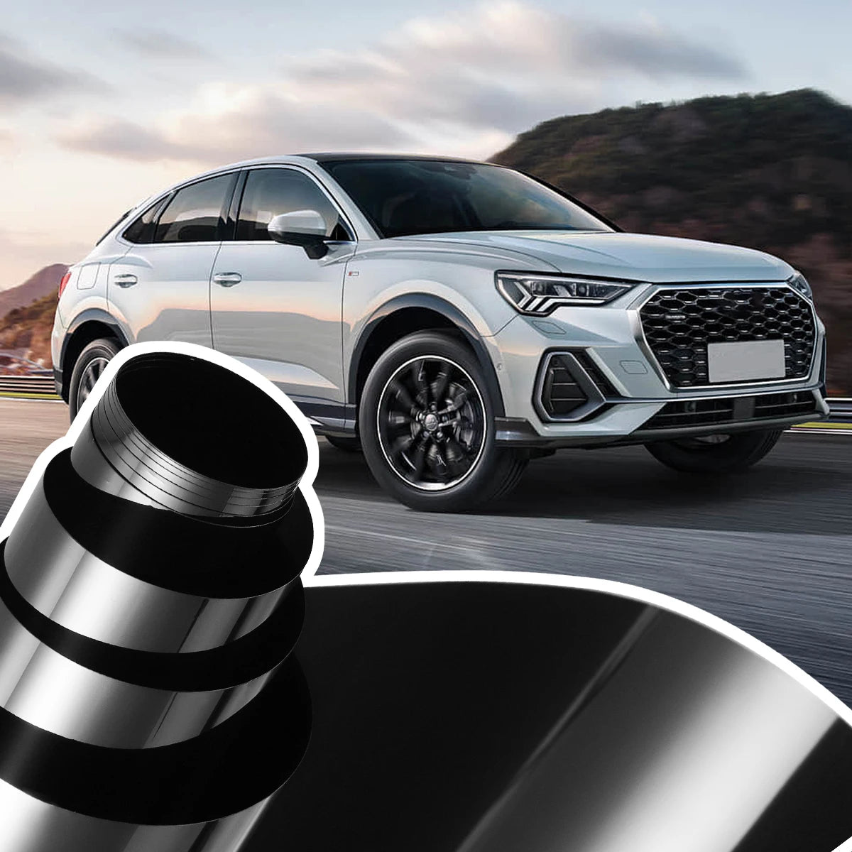 50x300cm Polarized Car Window Tint Film – UV & Heat Insulation