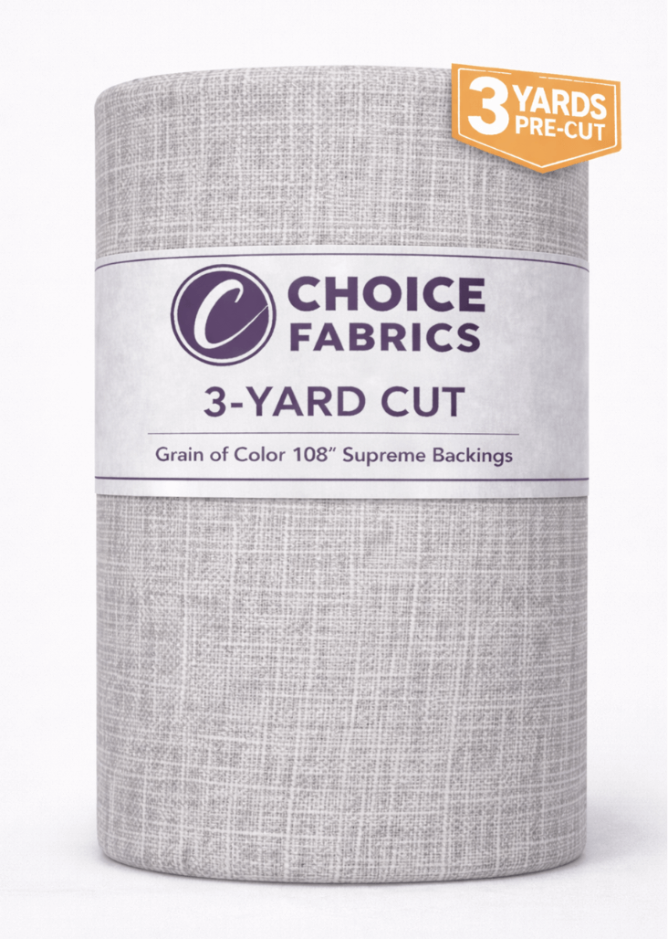 Grain of Color 108" Supreme Backings - Light Grey (3-Yard Pack)