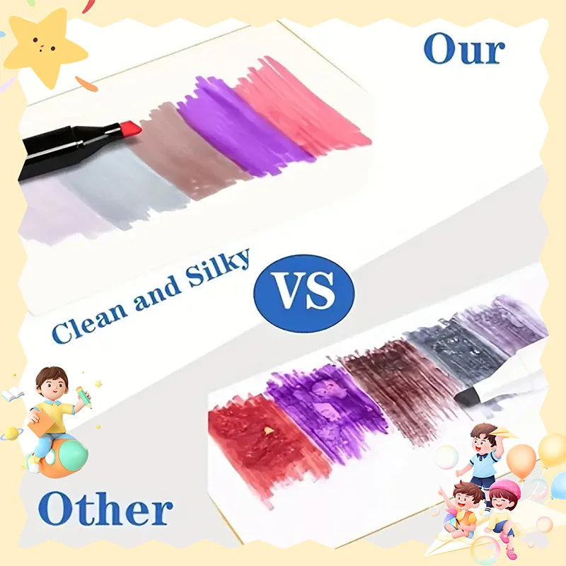 168 Color Double-Ended Alcohol Permanent Marker Pen.