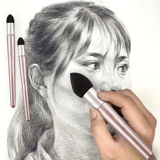 Artist Blending Pen, Washable, Reusable Sponge Brushes for Sketching, Drawing - Perfect for Lightening Highlighting & Correcting