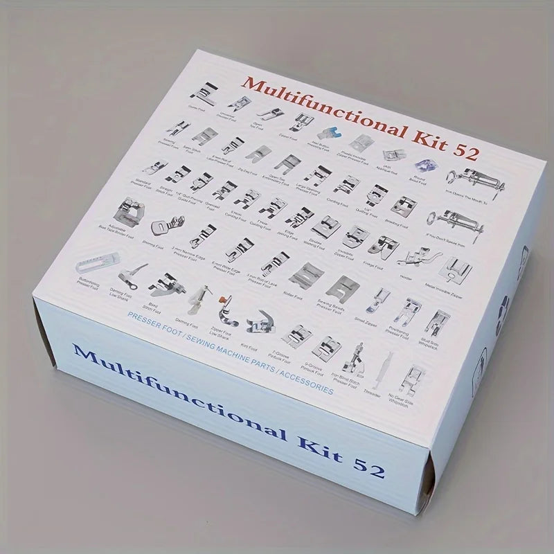 52pcs Professional Sewing Machine Foot Pressure
