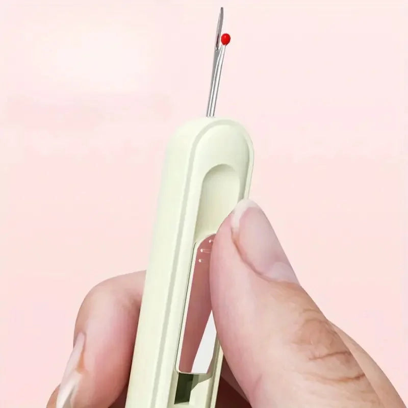 2-in-1 Hand Sewing Needle Threader and Seam Ripper Tool for Seniors