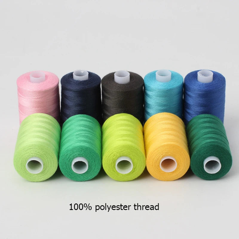 42 Colors All Purpose Assorted Spool Threads,1000 Yds Polyester,30wt.