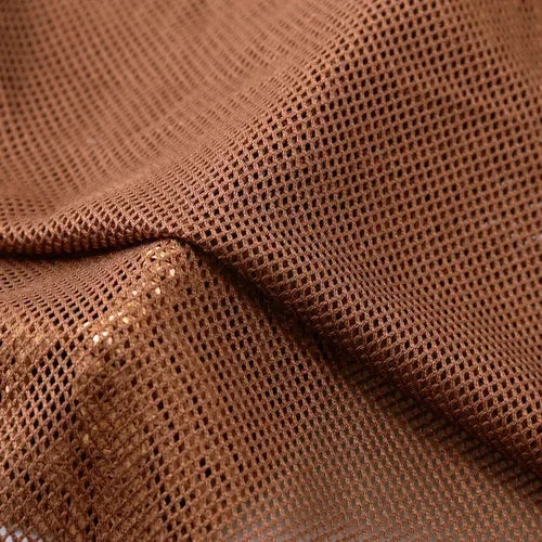155x45/500cm 2x2 Low-stretch Mesh Fabric For Clothing Lining, Travel Bag Handbag
