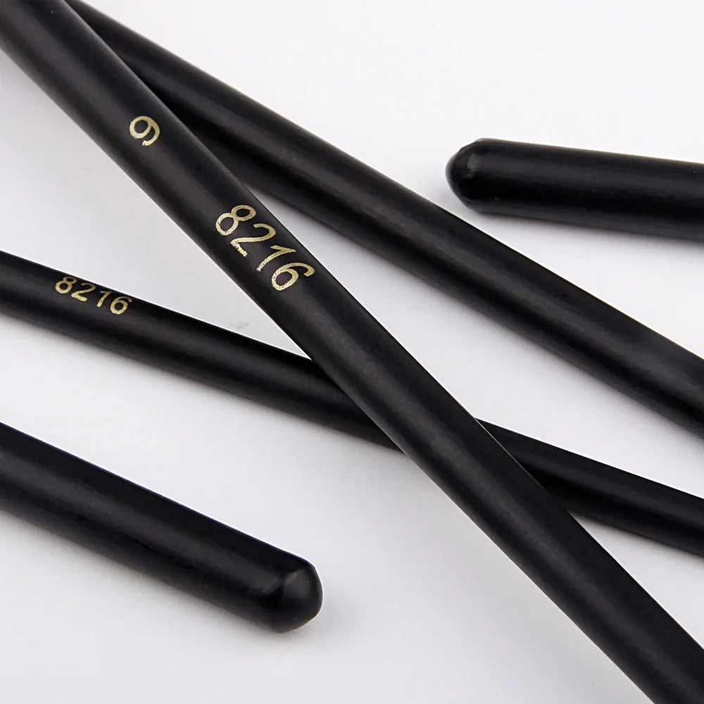 12 Pcs Nylon Bristle Brush Set, Flat Brushes, Watercolor Brushes, Oil Paint, Artists, Acrylic Painting