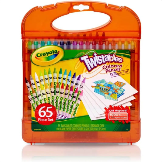 Twistables Colored Pencils Drawing Kit, Portable