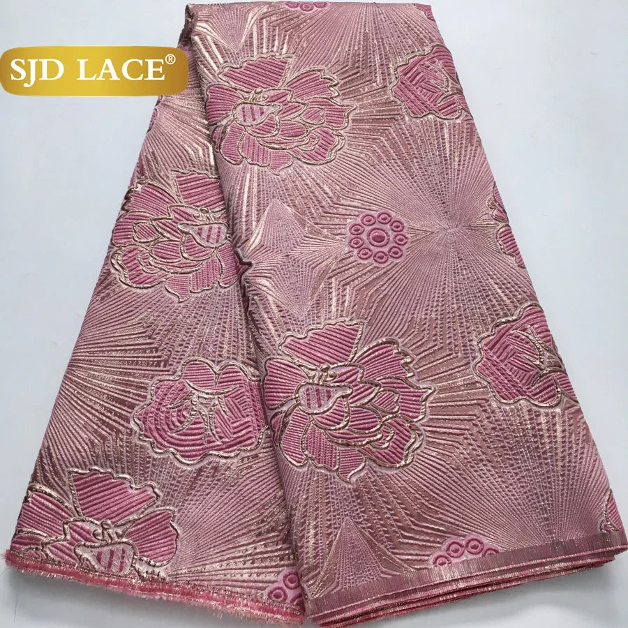 French African Jacquard For Women's Party Dresses 5 yards