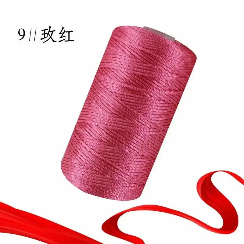 New Summer Crochet Colorful Nylon Yarn 1.5mm/100g  Thin Ice Cotton Thread.