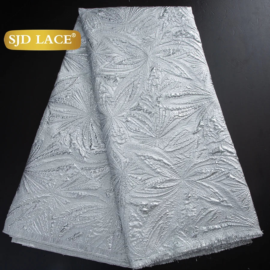 French African Jacquard For Women's Party Dresses 5 yards