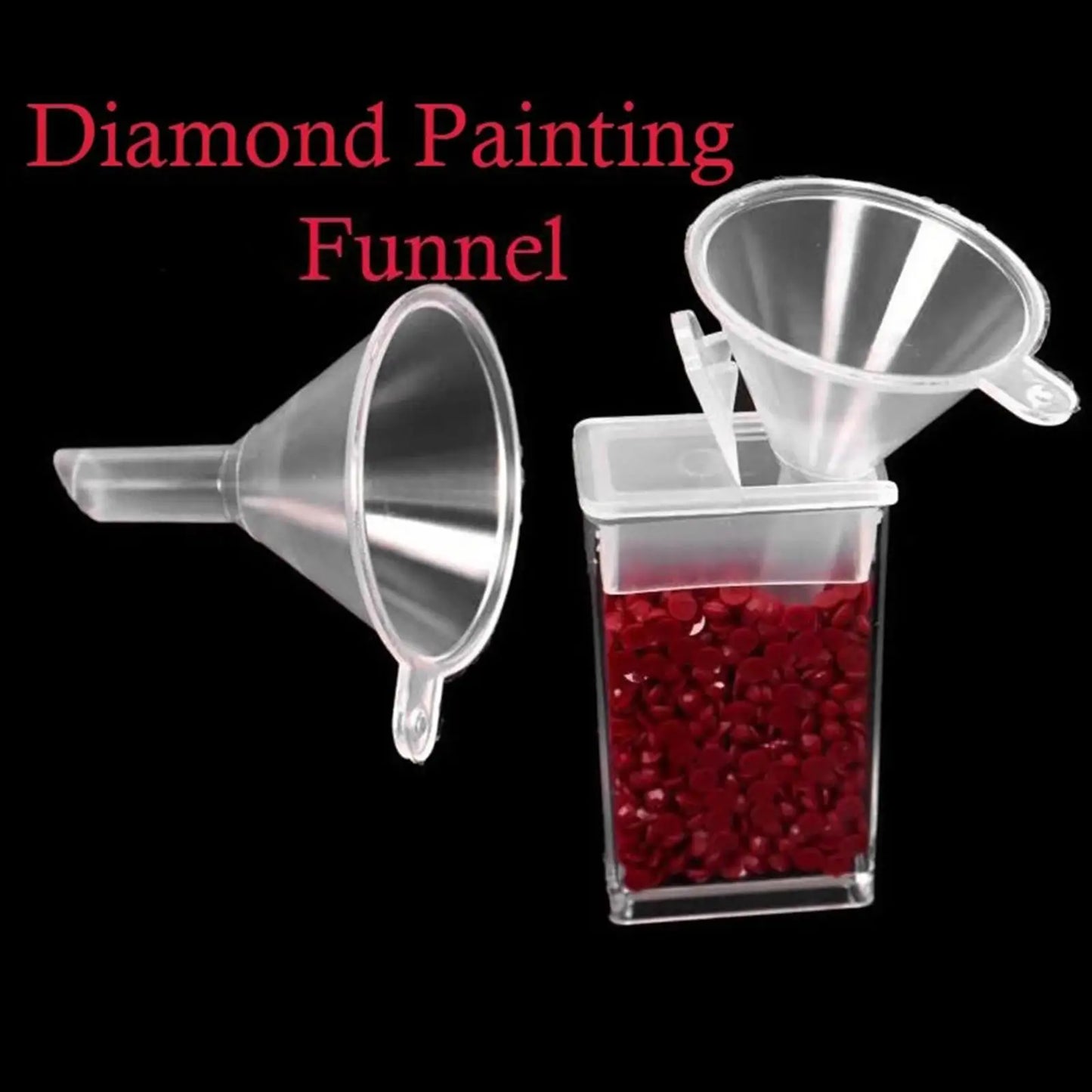 Diamond Painting Funnel Bead Container Tool Kit