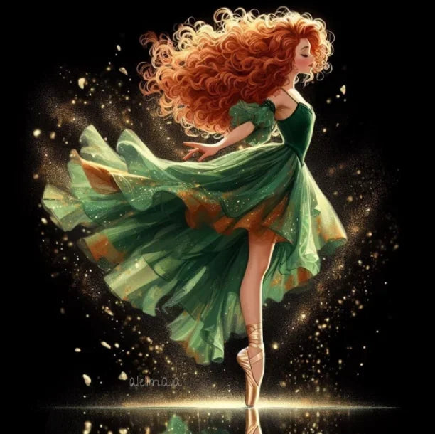 AB 5D Fairy dust 2025 Ballerina Princess Diamond Painting.