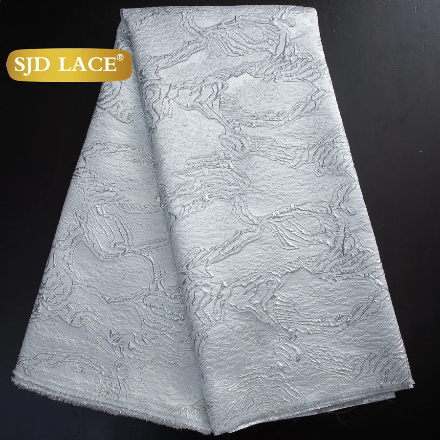 French African Jacquard For Women's Party Dresses 5 yards