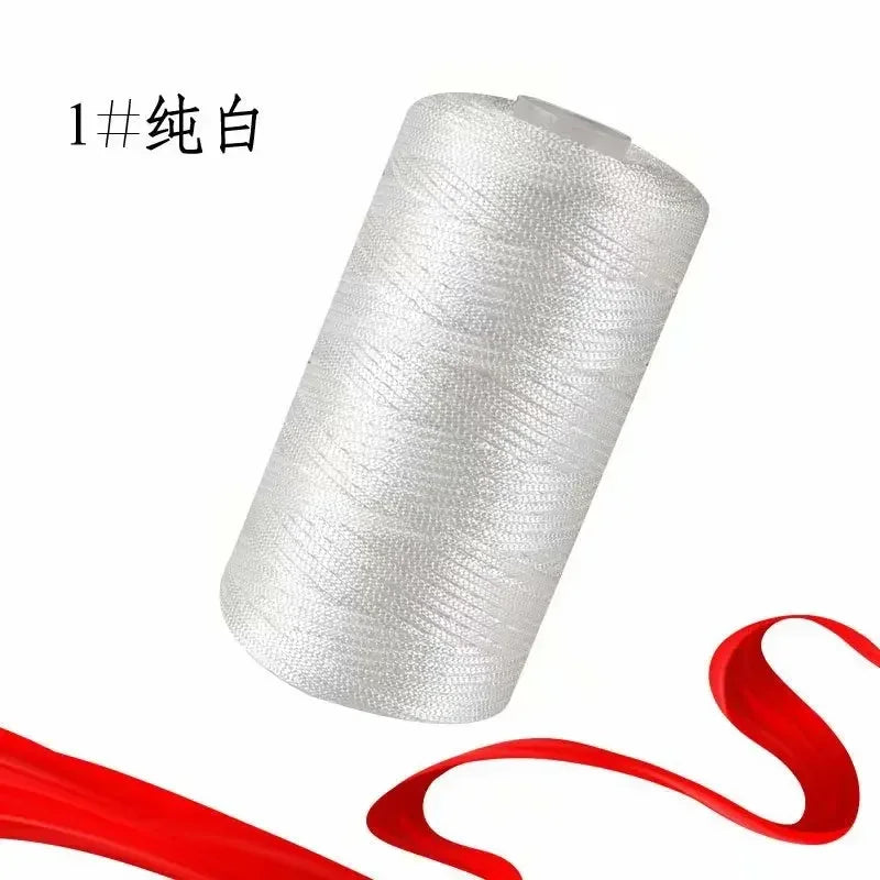 New Summer Crochet Colorful Nylon Yarn 1.5mm/100g  Thin Ice Cotton Thread.