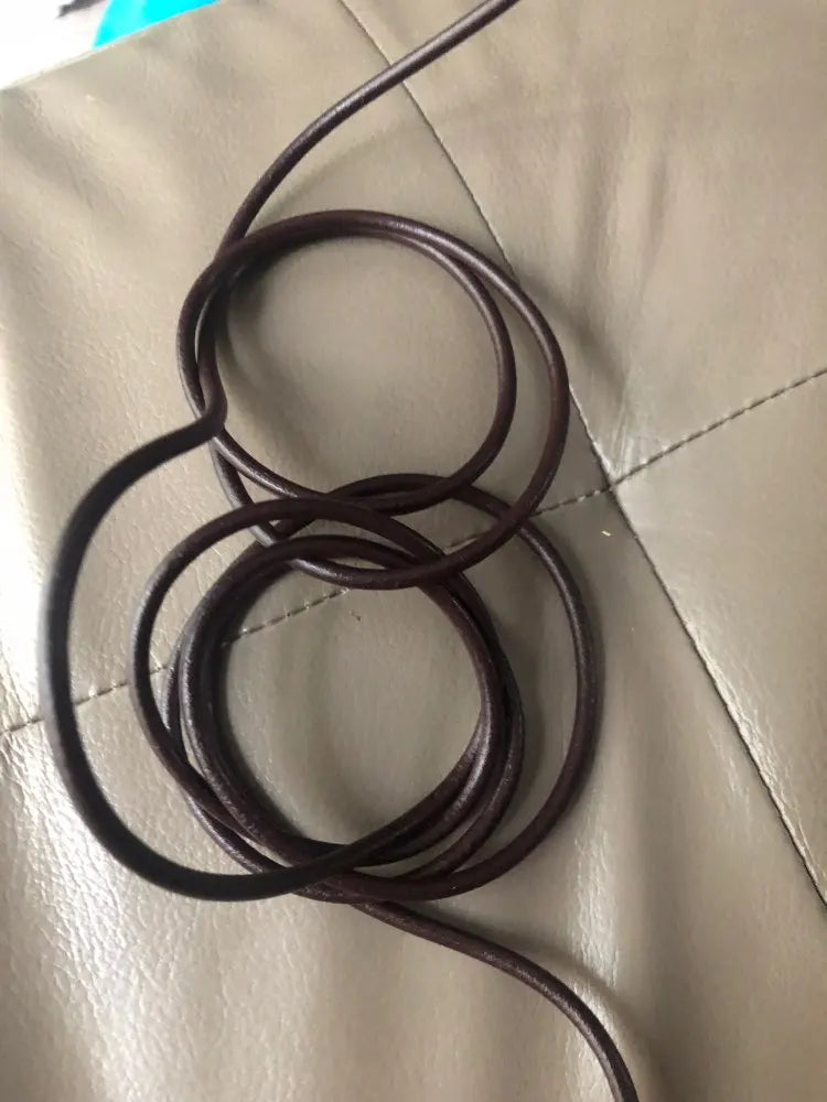 100% Genuine Cow Leather Round for DIY Making jewelry