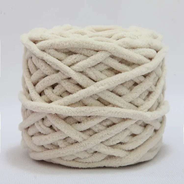 100g/ball Chenille Knitting, Soft Ice Strip Line Cotton Yarn