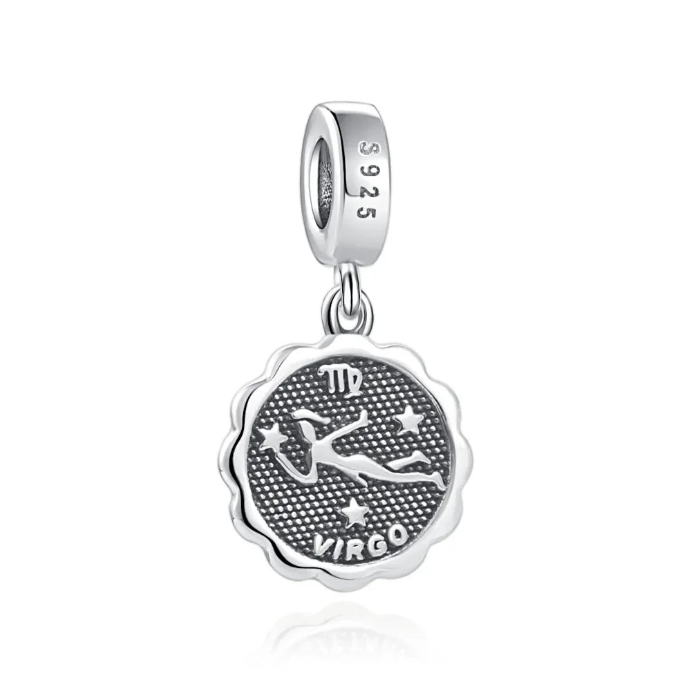 DIY Zodiac Charms are Plated 925 Joyería Femenina: