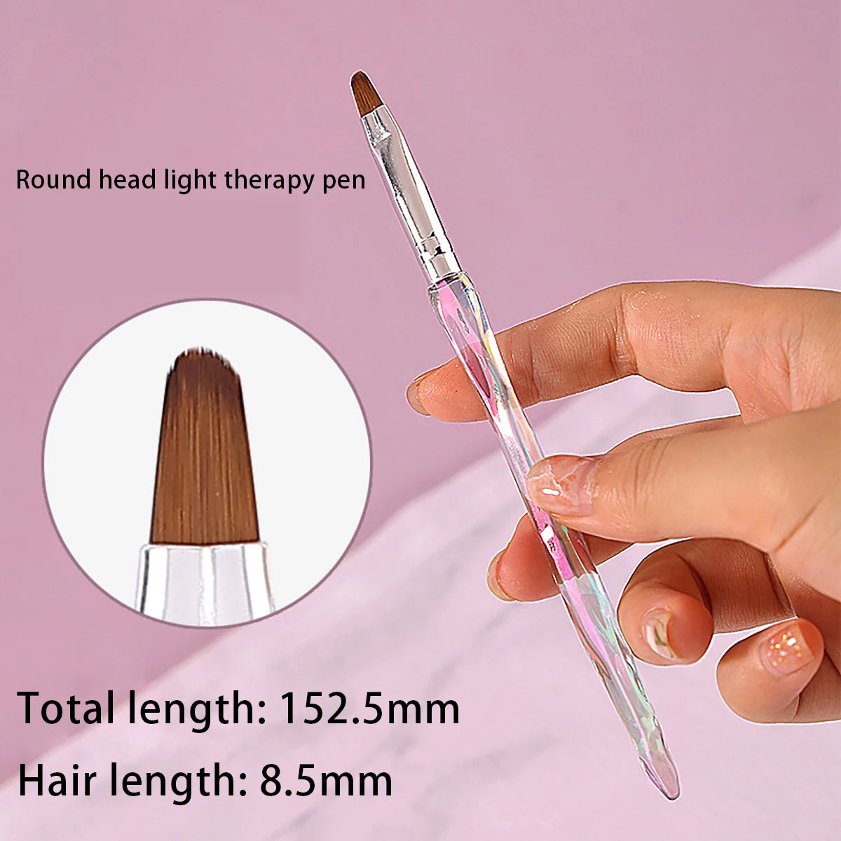 8pcs Nail Drawing & Painting Brush Set for UV Gel