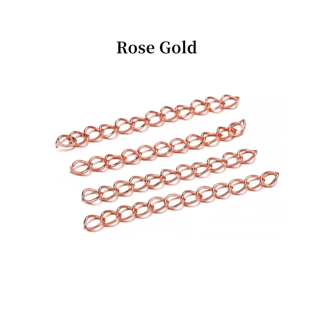 50-100pcs Necklace Extension Chain  50mm 70mm