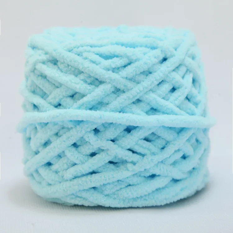 100g/ball Chenille Knitting, Soft Ice Strip Line Cotton Yarn