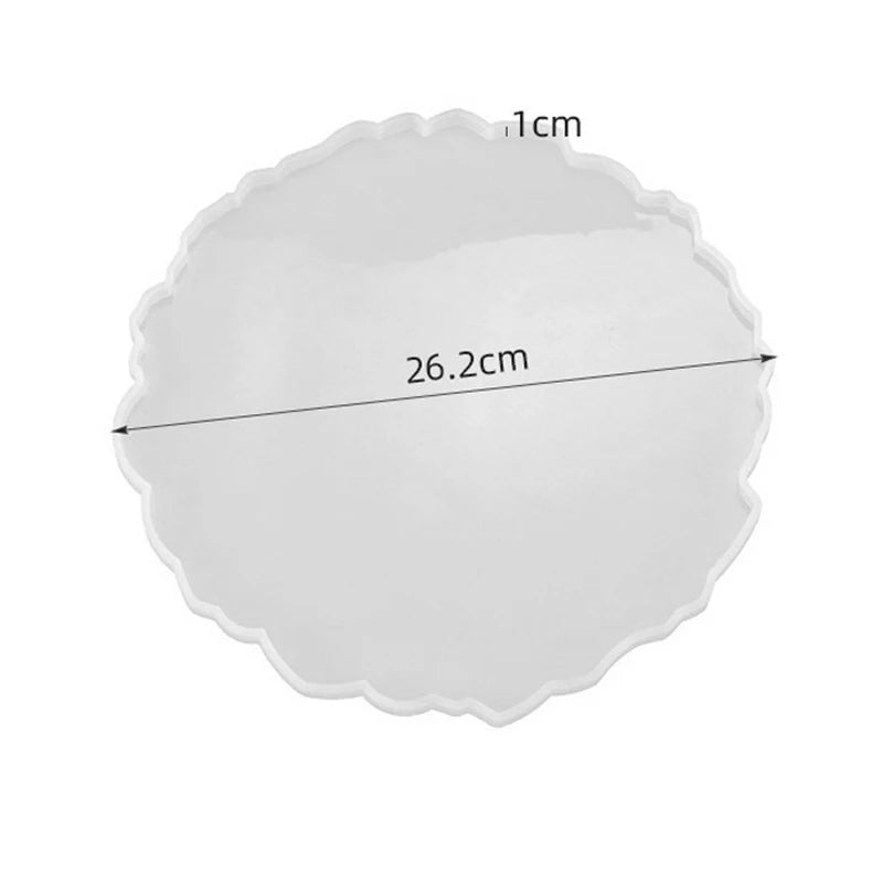 Silicone Resin Mold for Tray, Coaster & Home Decor