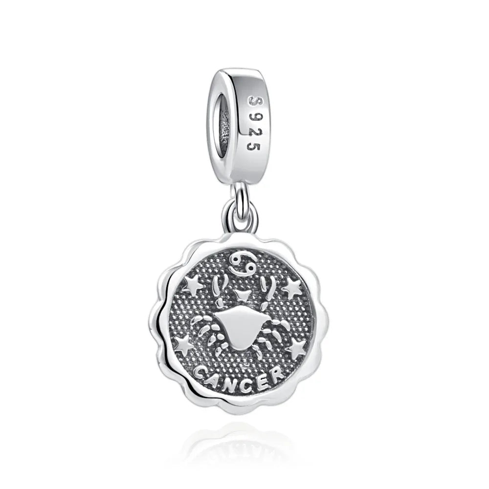 DIY Zodiac Charms are Plated 925 Joyería Femenina:
