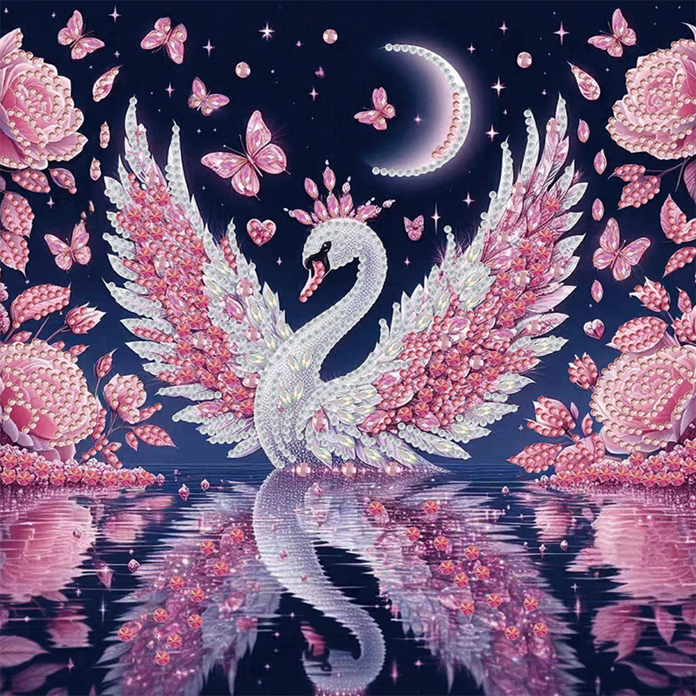 5D DIY Partial Special Shaped Drill Diamond Painting Kit Animal Decoration