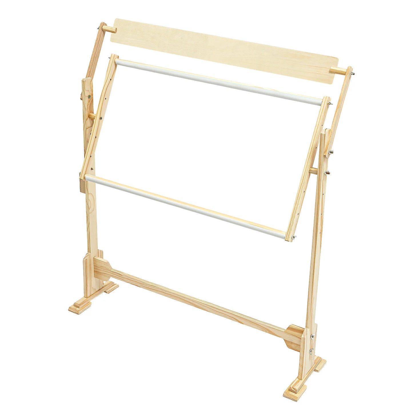360° Adjustable Embroidery Stand Holder Frame Pine Wood