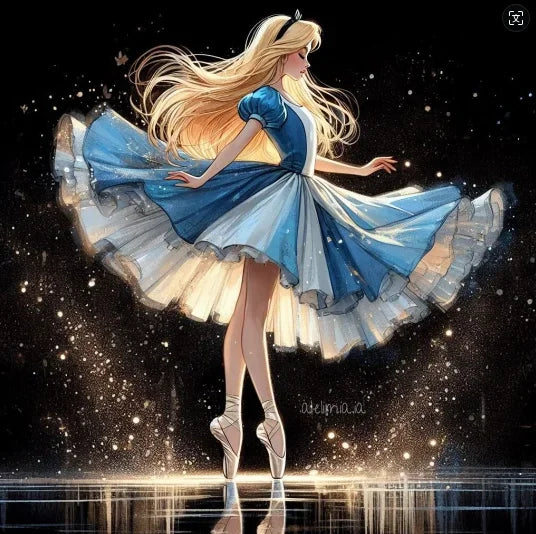 AB 5D Fairy dust 2025 Ballerina Princess Diamond Painting.