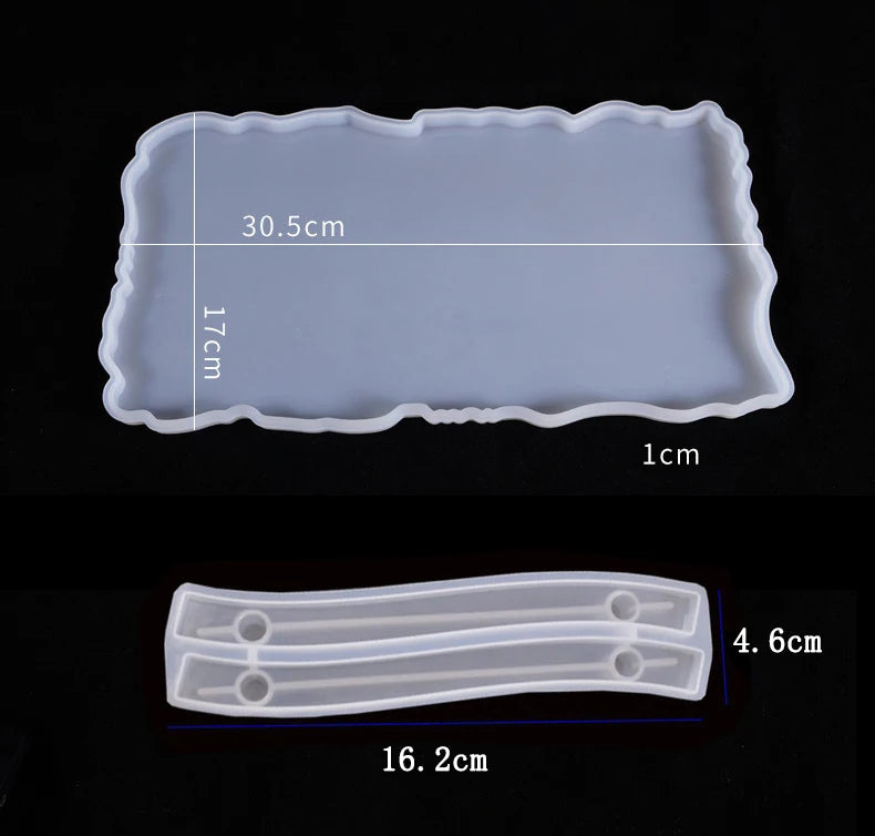 Silicone Resin Mold for Tray, Coaster & Home Decor