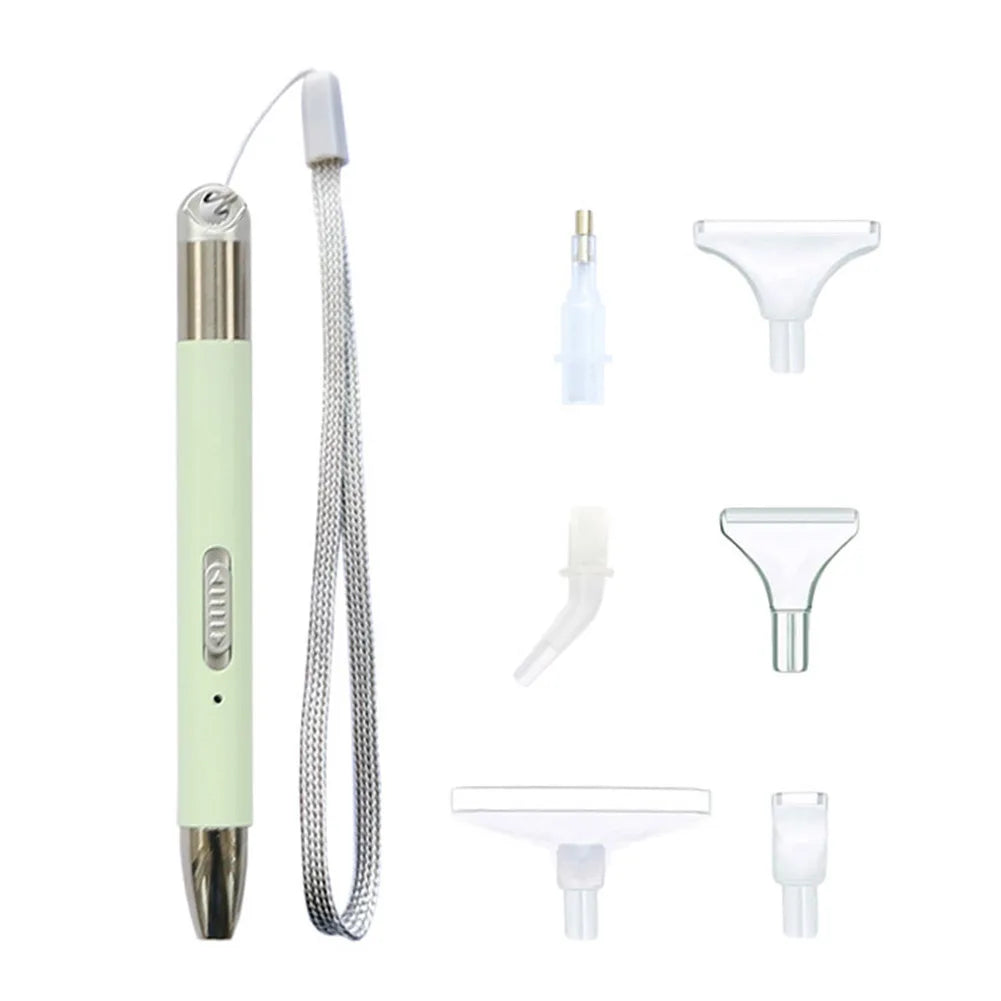 5D DIY Diamonds Art Rechargeable, Plastic Lighting Pens have multifunctional heads.