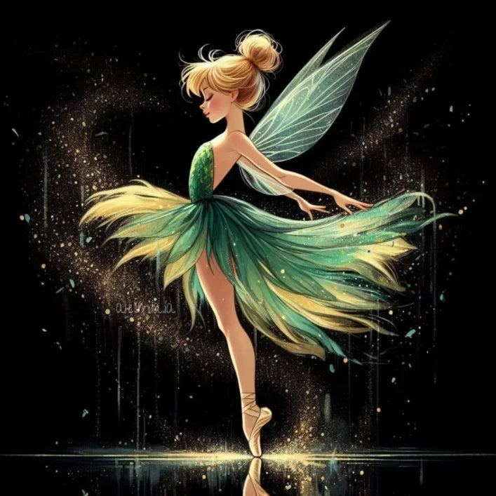 AB 5D Fairy dust 2025 Ballerina Princess Diamond Painting.