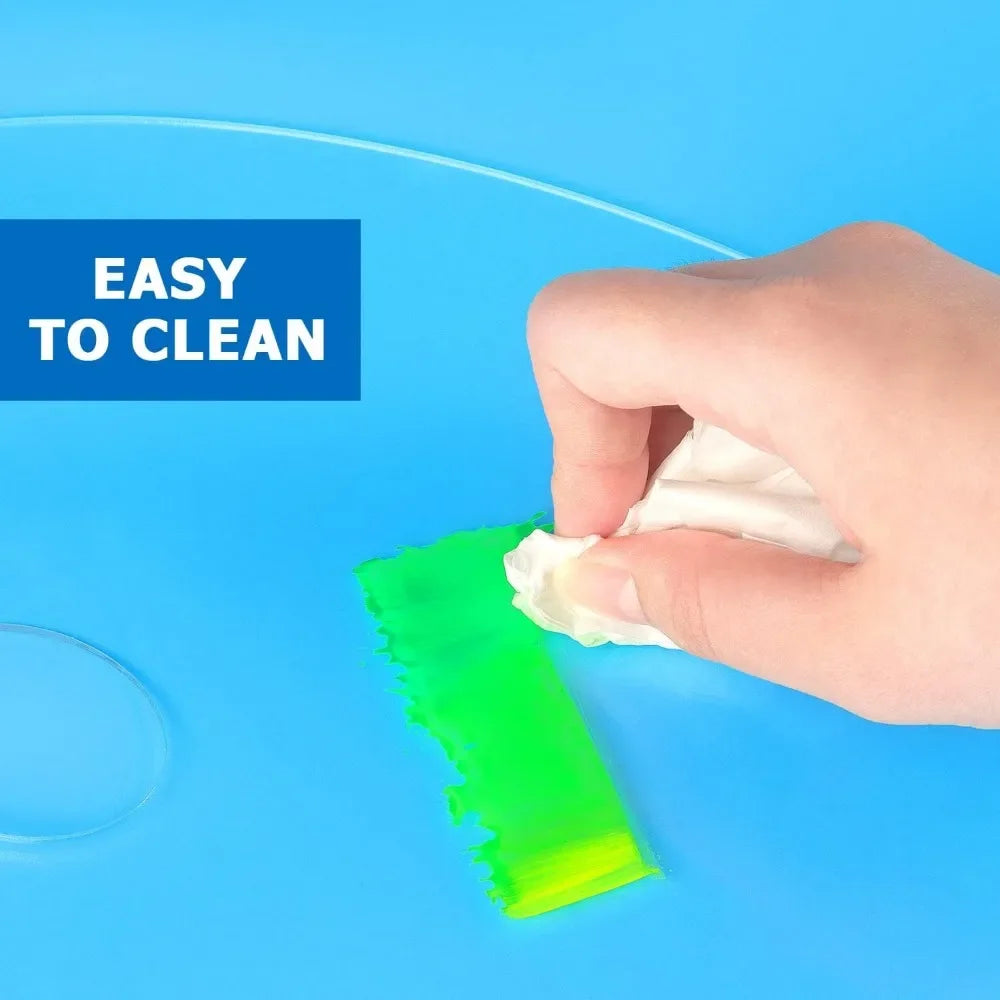 Acrylic Paint Palette 11.8x7.9in with Thumb Hole, Easy Clean Tray for Oil & Watercolor