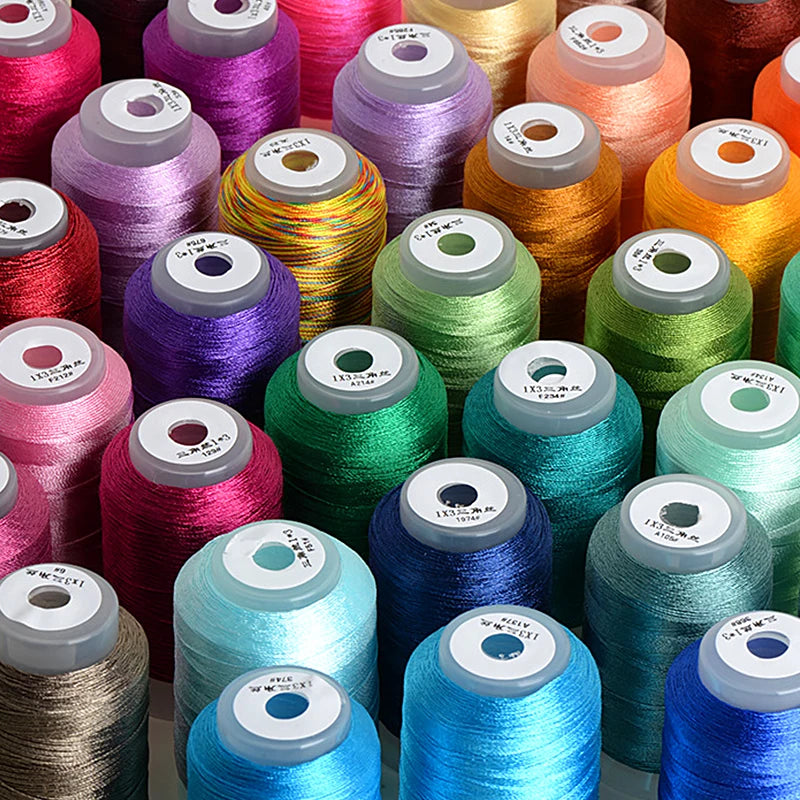 30g/Roll 350m Ice Silk Yarn for Knitting, Crochet & Embroidery