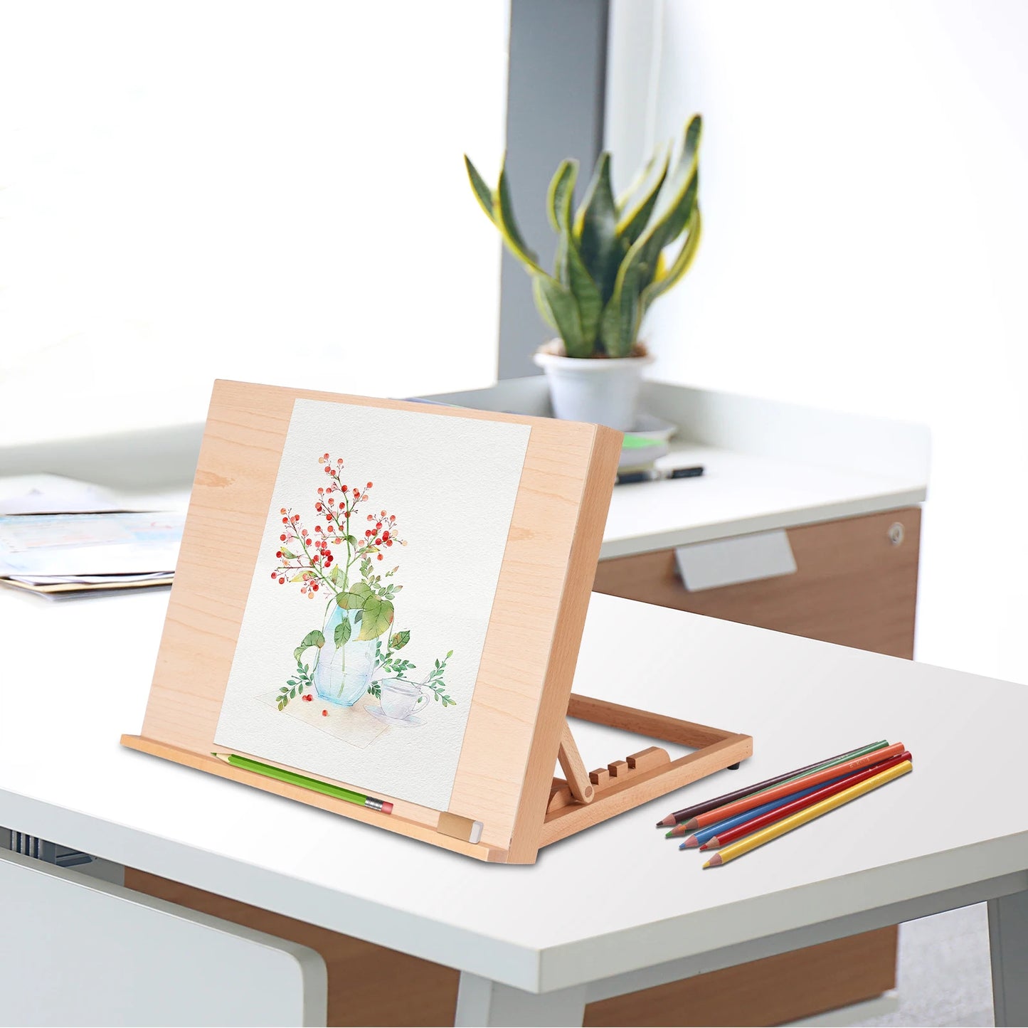 Wooden Angle-Adjustable Sketchpad Frame