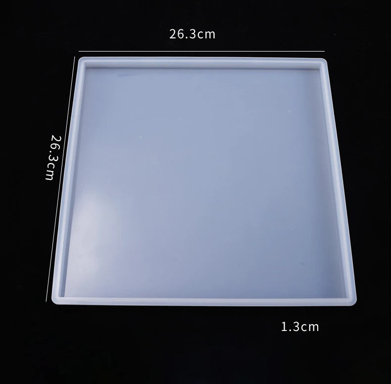 Silicone Resin Mold for Tray, Coaster & Home Decor