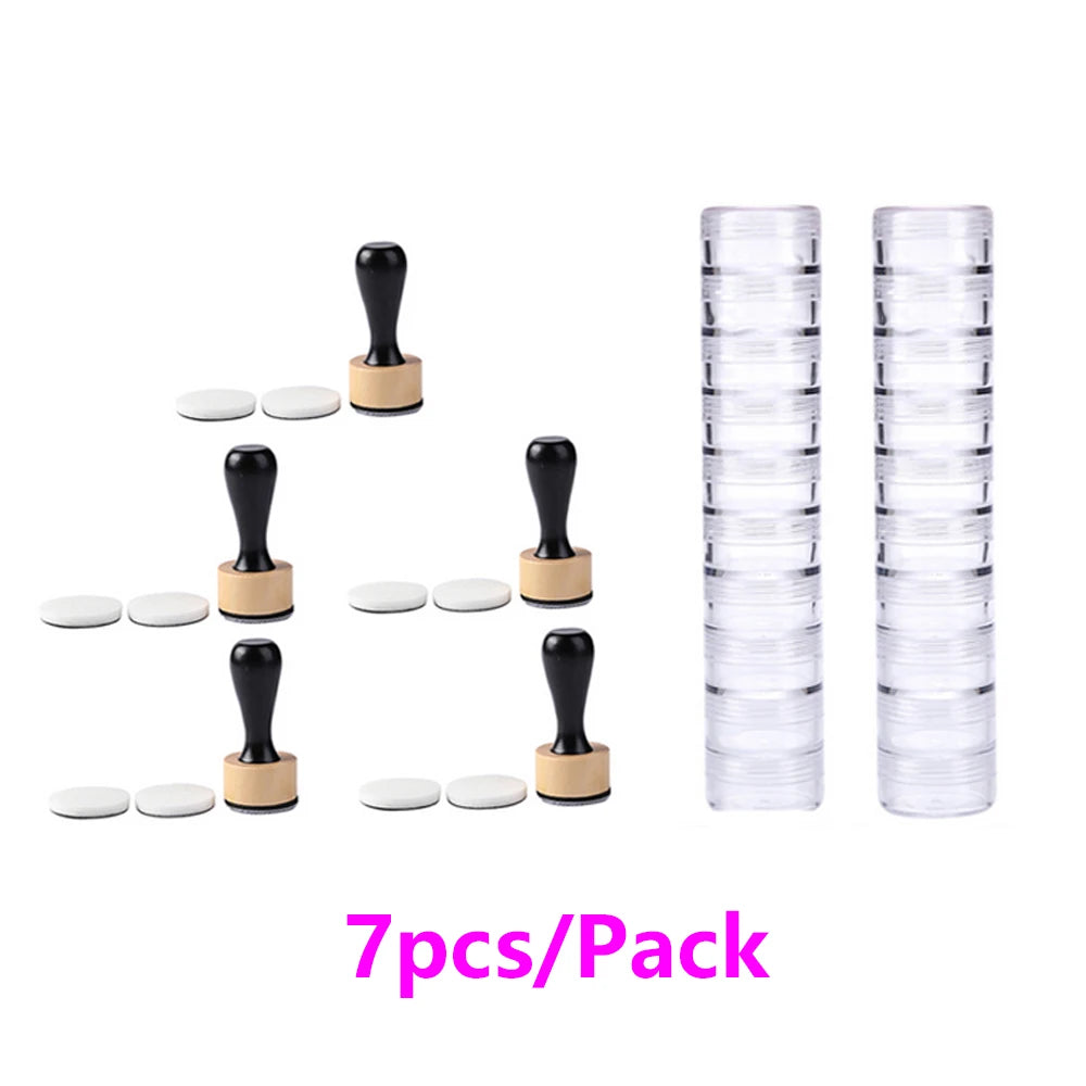 Ink Blending Foam Refill & Brush Set with Adhesive Roll for Cardmaking Tools