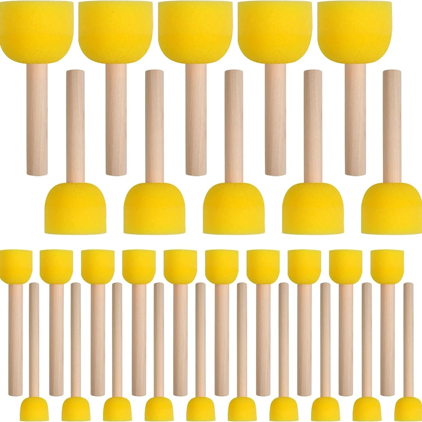 30-pcs round sponge brushes for painting,