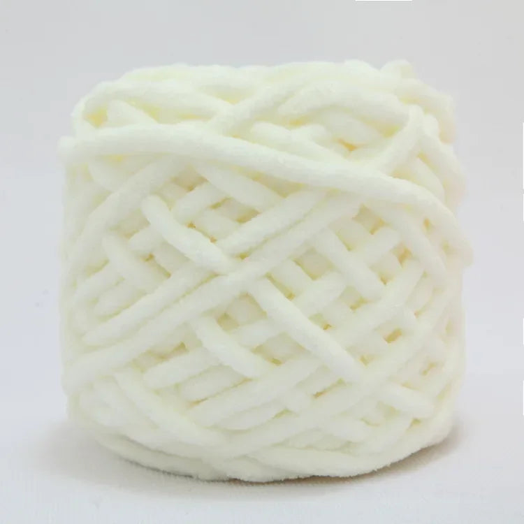 100g/ball Chenille Knitting, Soft Ice Strip Line Cotton Yarn