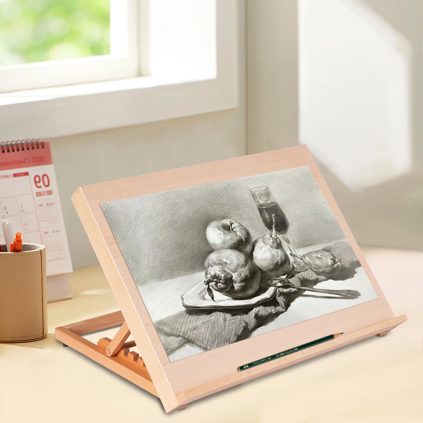 Wooden Angle-Adjustable Sketchpad Frame