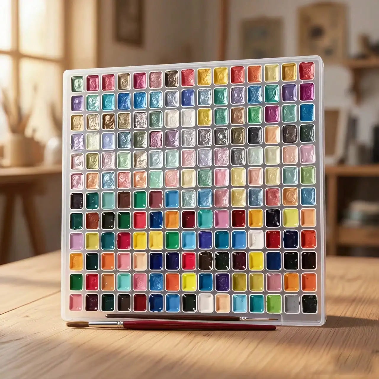 180 Color Shimmer & Pearlescent Watercolor Set