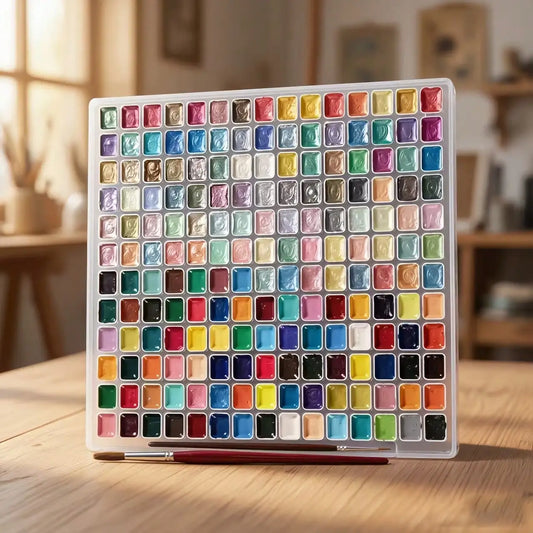 180 Color Shimmer & Pearlescent Watercolor Set