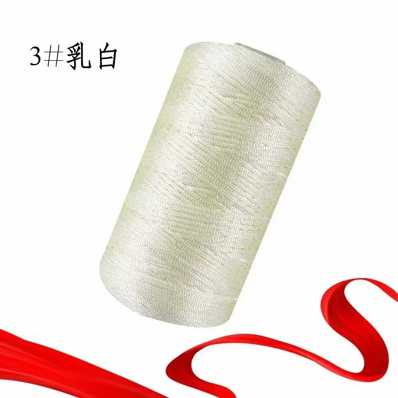 New Summer Crochet Colorful Nylon Yarn 1.5mm/100g  Thin Ice Cotton Thread.