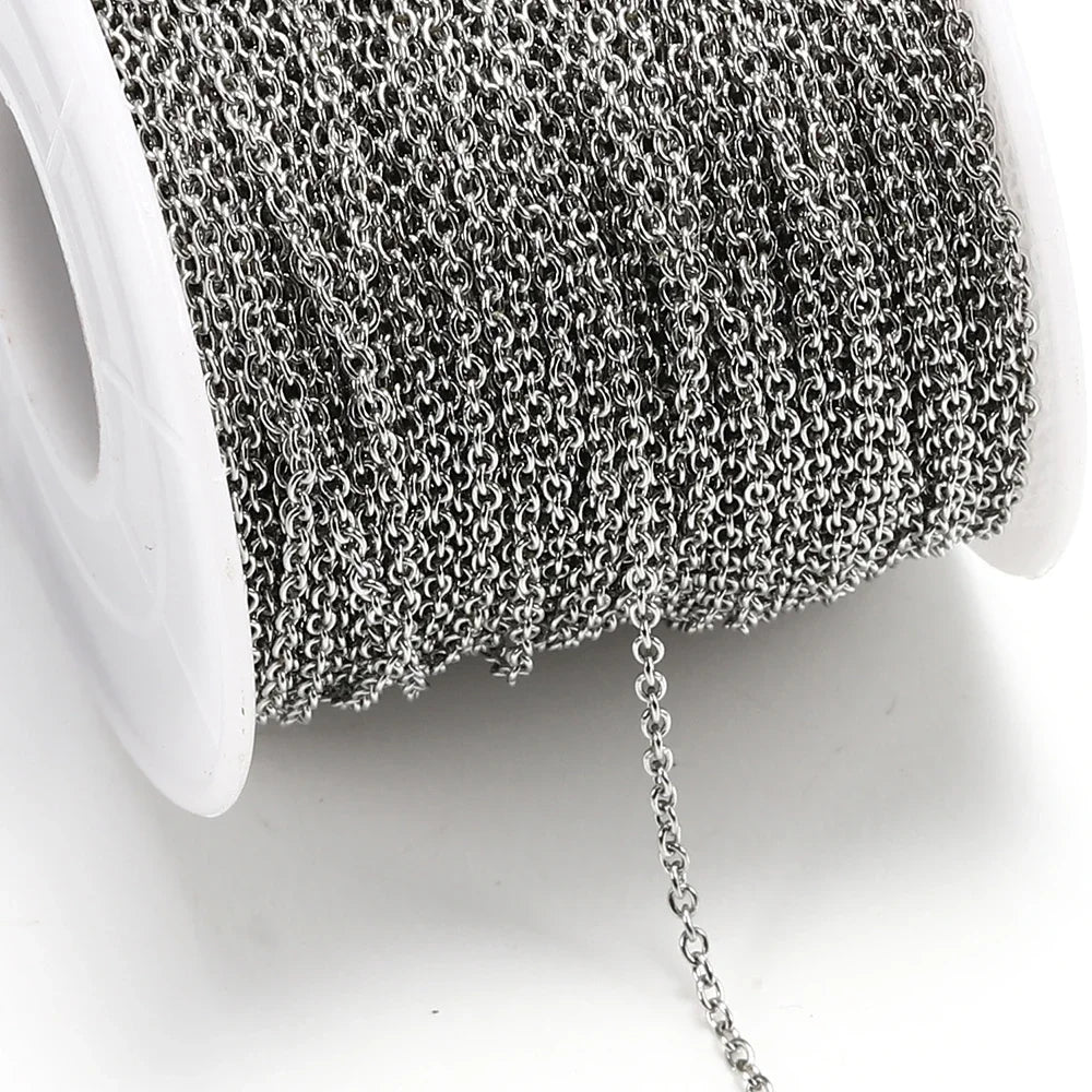 DIY Jewelry Cable Chain – Stainless Steel