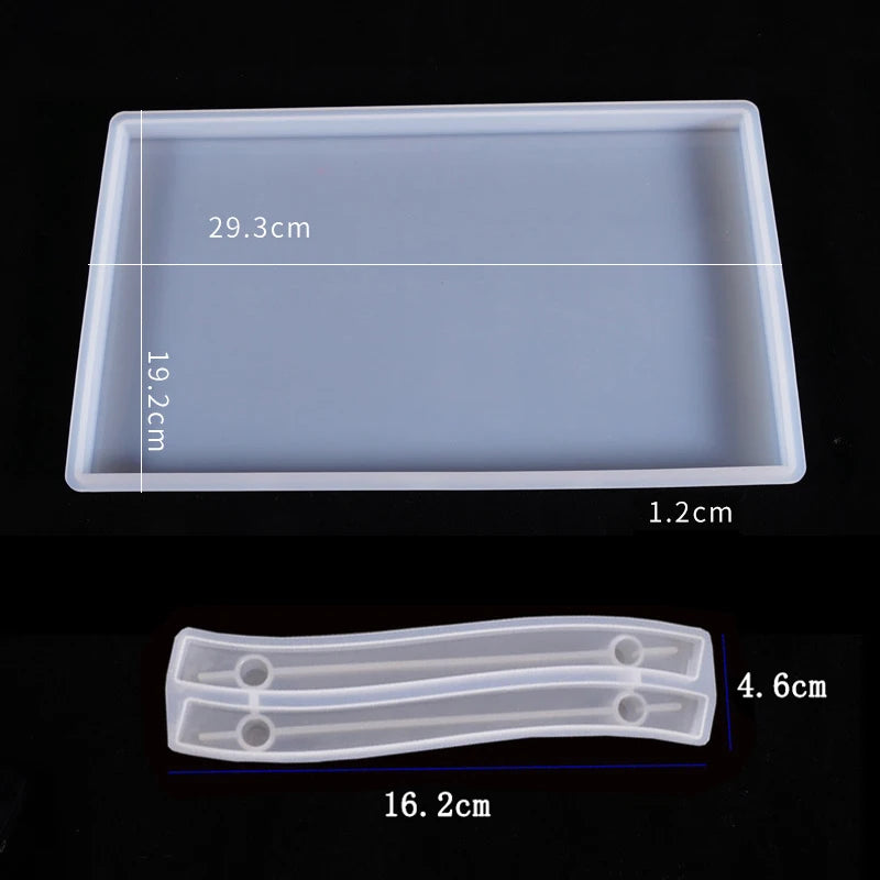 Silicone Resin Mold for Tray, Coaster & Home Decor