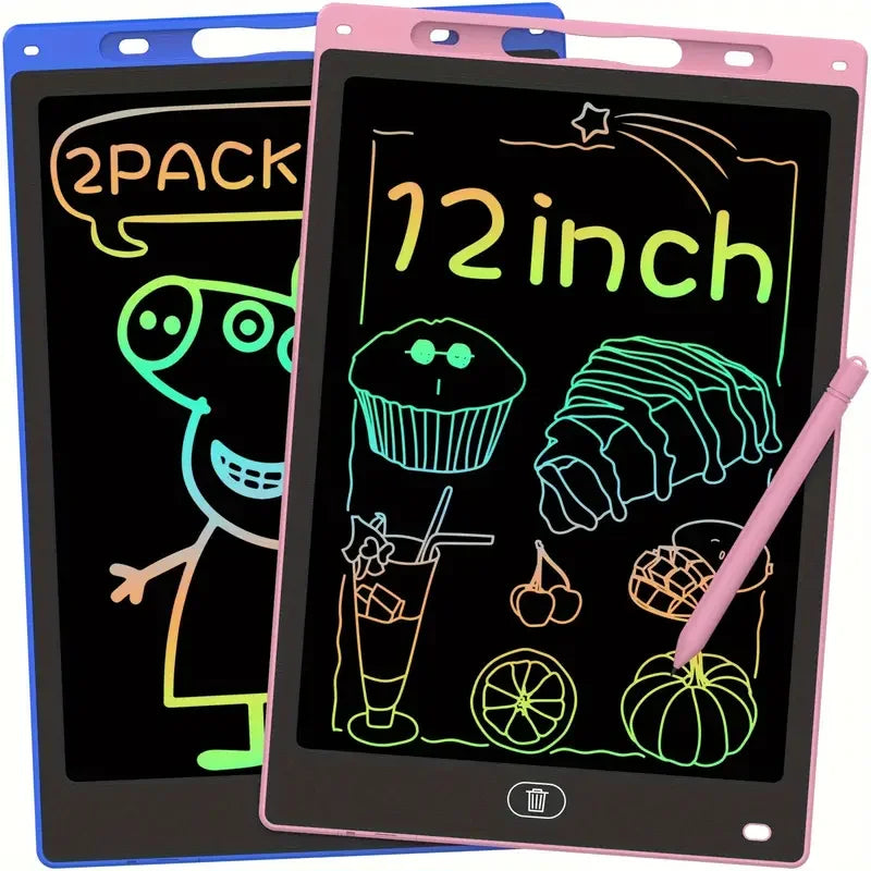 2/4Pcs LCD Reusable Doodle Pad for Kids