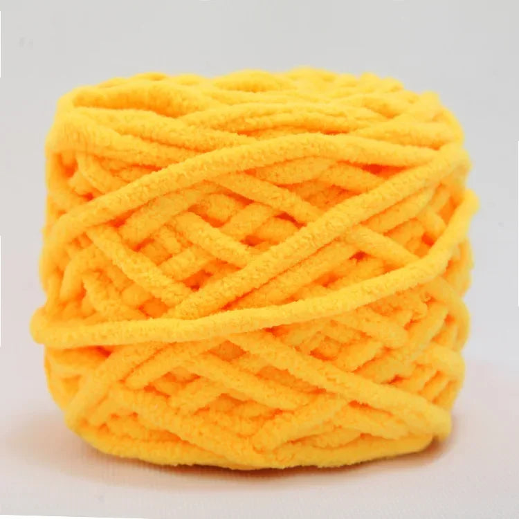 100g/ball Chenille Knitting, Soft Ice Strip Line Cotton Yarn