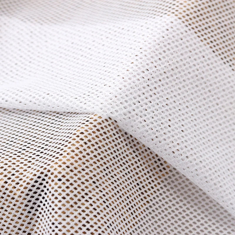 155x45/500cm 2x2 Low-stretch Mesh Fabric For Clothing Lining, Travel Bag Handbag
