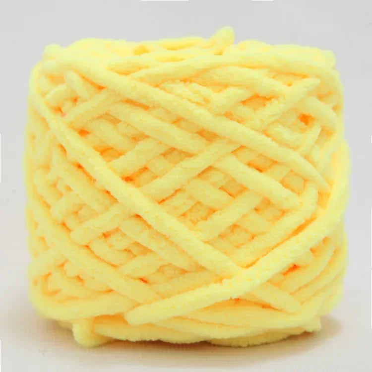 100g/ball Chenille Knitting, Soft Ice Strip Line Cotton Yarn